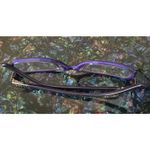 Bulova  Hopewell Eyeglasses Eyewear Black Purple Frames Only Eggplant 53-15-140 Photo 2