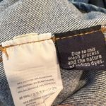 Madewell  Dark Wash Button Front Denim‎ Mini Skirt Size 26 Photo 6