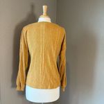 FOR THE REPUBLIC  Golden Mustard Knit Sweater Top Small Photo 1