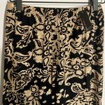 NWT Black and Cream Paisley Print Leggings Pants Photo 3