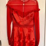 Three Floor  Couture Red Dress Photo 1