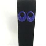 Hollow Out Open Oval Shaped Post Back Earrings‎ Photo 1