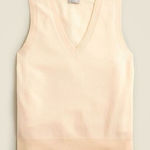 J.Crew NWT Women's XXS Buttercream Yellow Cashmere Sweater Vest Preppy Cozy Photo 0
