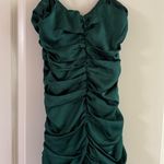 Hello Molly Mini Dress Green Emerald Photo 5