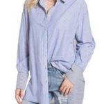 Free People  • Lakehouse Shirt Striped Size XS Tunic Button‎ Front Photo 1
