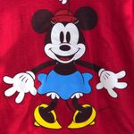 Disney  Minnie Mouse red long sleeve crop T-shirt size medium Photo 1