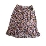 IN STUDIO FLORAL Long Boho Skirt size 1X Red Photo 2
