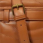 NWT The Drop Women's Rylee Quilted Belt Bag, Cognac Brown Photo 5