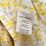For Love & Lemons NWT x Victoria's Secret Yellow Daffodil Lace Robe Dress XL Photo 4