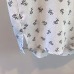 Alice Blue  XXL Baby Blue Microfloral Botanical Print Blouse Top Photo 6