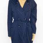 CAbi  Navy Blue All Day Belted Trench Coat M” Photo 5