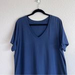 Universal Standard  Tesino Washed Jersey Dress Navy Photo 1