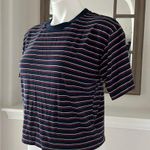 Topshop Crew Neck Tee Cropped Top Size 4 Photo 1