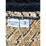 Laura Fisher Bonvallet Vintage Chenille Gold Black Textured Art to Wear Vest Size undefined Photo 9