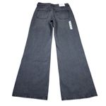 ZARA Signature 90s Wide Leg Jeans Gray Denim High Rise US Size 6 EU 38 Slim Fit Photo 1