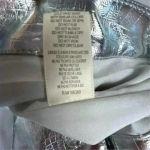 Torn By Ronny Kobo Women's Silver Metallic Mini Skirt Size M Party Photo 5