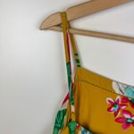 Old Navy  Womens Floral Sundress Sz XXL‎ Yellow Sleeveless Summer Tropical Beachy Photo 6