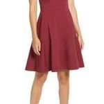 Rachel Parcell  red Square Neck Fit & Flare Dress Photo 0