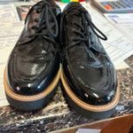 Franco Sarto  Glossy Black Oxford Shoes Size 7.5M Photo 6
