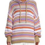 Rebecca Taylor NEW Cotton Chevron Hooded Sweatshirt, Size XL New w/Tag $345 Photo 2