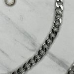 Silver Tone Flat Chain Link Purse Handbag Bag Replacement Strap Photo 9
