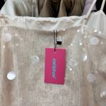 Edikted  Ibiza Sequin Minidress Size Large Cream White Photo 13