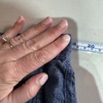 Old Navy High Rise Linen Blend Everyday shorts size 14 blue Large Chambray Photo 7