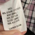 Loft Ann Taylor  Brown Leather Jacket for Women, Size Medium. Photo 2