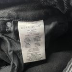 Dear John  Jean Womens 26 Black Whiskering Denim Cotton Distressed Crop High Rise Photo 12