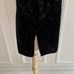 Harvé Benard Vintage Harve Benard Black Velvet Shirt‎ Jacket Whimsigoth Goth Minimalist Photo 4