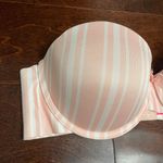 Isaac Mizrahi NWT  Strapless Pink and White Striped Bra Size 34C Photo 1