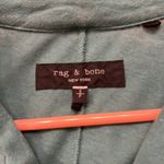 Rag and Bone Women's  Button Down V-Neck Avery Knit Cotton Loose Shirt Size Small E Photo 4