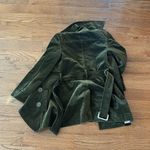Juicy Couture vintage army green velvet trench coat Photo 3