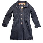 Odd Molly Coat Pleated Button Up Ruffle Trim Long Sleeve Romantic Jacket Size 0 Photo 0