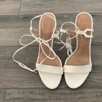 Raye  white lace up heel Photo 0