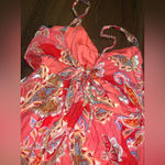 Lulus Impeccable Aura Pink Paisley Print Cutout Buckle
Midi Dress
 fall casual Photo 10