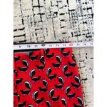 MARC CAIN Red Skunk Print Dress Ankle Pants Size N4 / US 8 Photo 9