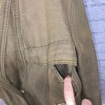 Free People oversize coat low cut collar 1 button close sz S Photo 3