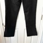 Good American NWT Black Good Boy Straight Leg Denim Jeans Busted Knee 6/28 Photo 7