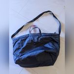 Victoria's Secret  Extra Large Tote  black black and pink lightweight zipper Photo 2