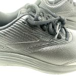 Brooks Addiction Walker Size 8.5 Narrow 2A Sneakers Laced Up Black Comfortable Photo 4