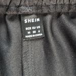 SheIn  Black Satin Wide Leg Pants Photo 3