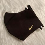 Nike Black  mask With Gold swoosh Photo 0