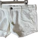 Hollister White Low Rise Short Shorts Size 5 Photo 2