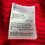 Bar III  Red Ribbed Cold Shoulder Sweater Photo 4