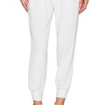 Joie  Mariner Cropped Jogger Pant in Color Porcelain with Pockets  - size S Photo 0