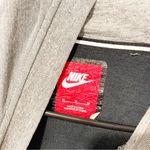 Nike Tech Medium Snood Hoodie Sweatshirt Gray Cowl Pockets Active Swoosh Logo Photo 2