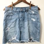 REWASH ⭐️Distressed denim mini skirt Photo 2