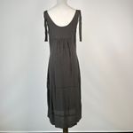 NWOT Mint Velvet Bow Tie Grey Sleeveless Midi Dress US 4 UK 8 Gray Photo 4