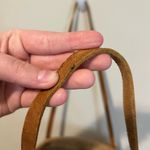 Vintage Handmade Woven Sisal Market Tote Bag with Leather Handles Brown Photo 6